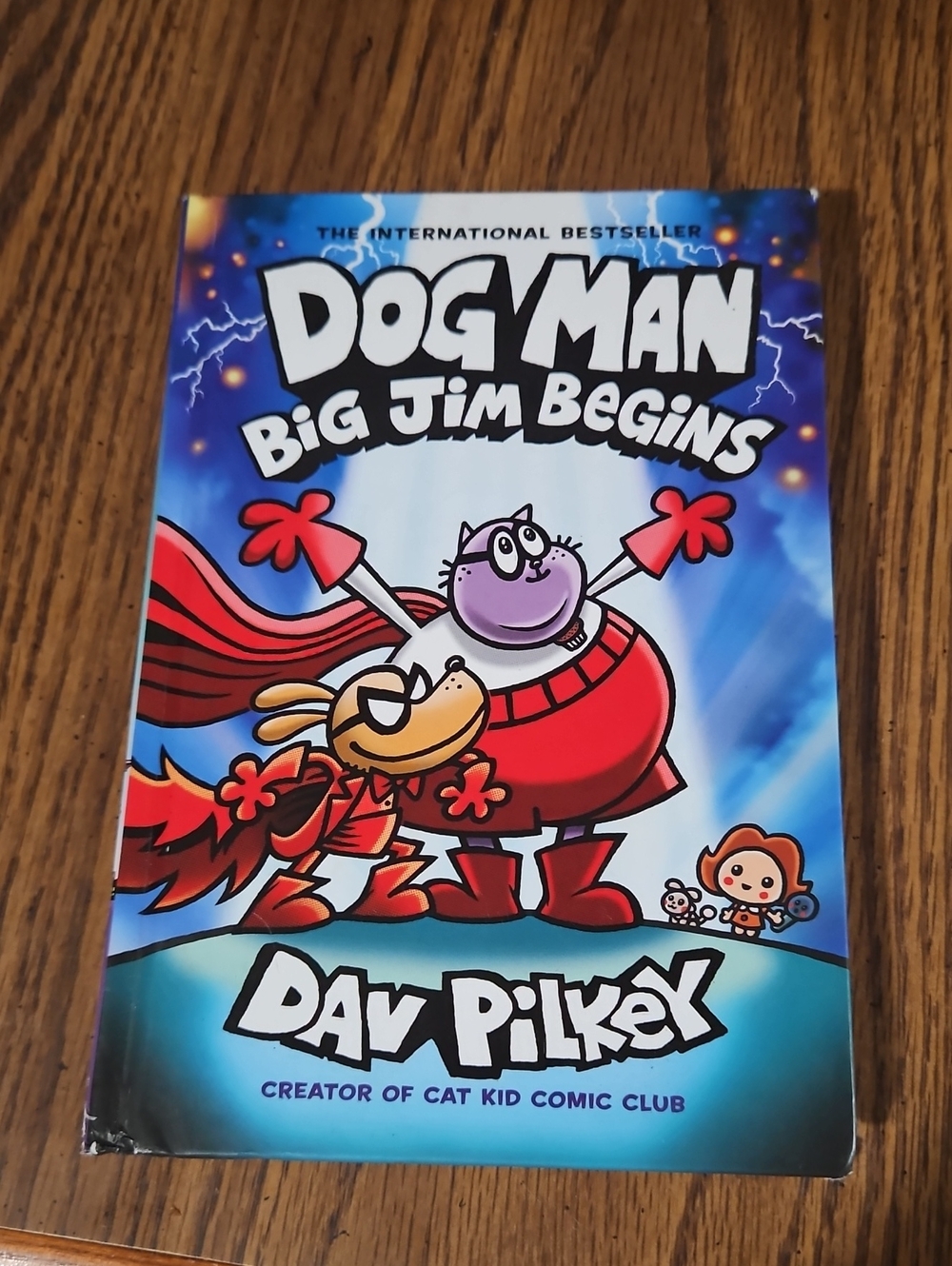 DAV PILKE Graphic Novel "Dog Man: Big Jim Begins (Dog Man #13)" - 224 Pages